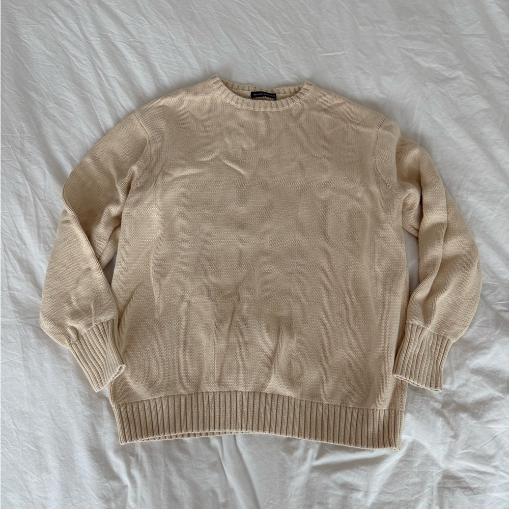 Brianna Brandy Melville Cream sweater